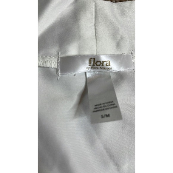 Flora by Flora Nikrooz Women's Lace Cuff Comfy Robe CREAM Size S/M - Picture 4 of 5